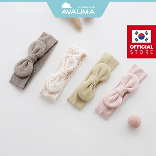 [5+1 Event] AVAUMA ที่คาดผม โบว์ ลายจุด น่ารัก 4 สี สําหรับเด็กทารกแรกเกิด เด็กวัยหัดเดิน