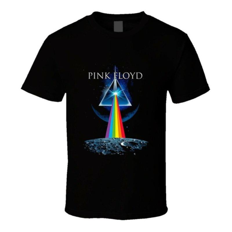 เสื้อยืดโอเวอร์ไซส์Gildan เสื้อยืด ผ้าฝ้าย พิมพ์ลายกราฟฟิค Pink Floyd Dark Side Invasion Pink Floyd Dark Side Of Moon No