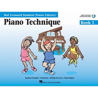 หนังสือเรียนเปียโน PIANO TECHNIQUE BOOK 1 – BOOK WITH ONLINE AUDIO Hal Leonard Student Piano Library