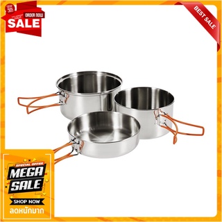 ชุดเครื่องครัว SEAGULL CAMPING 16 ซม. 3 ชิ้น เครื่องครัว COOKWARE SET SEAGULL CAMPING 16CM 3PCS