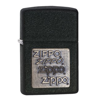 Zippo ไฟแช็กรุ่น 362 Black Crackle Gold Zippo Logo ของแท้ รับประกันตลอดชีวิต นำเข้าและจำหน่ายโดยตัวแทนจำหน่าย