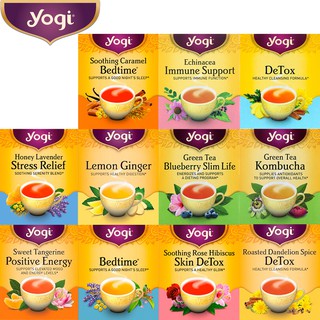 พร้อมส่ง🌟 แบบซอง YOGI Tea ชาสมุนไพร ล้างพิษ ชาอายุรเวท