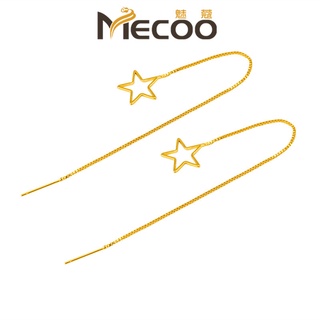 [Mecoo] ใหม่ ต่างหู รูปดาว หน้ายิ้ม ขนาดเล็ก สไตล์เรียบง่าย สําหรับผู้หญิง