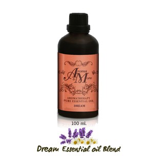 Aeoma&amp;More  DREAM Essential oil 100% Blend น้ำมันหอมระเหยสูตรผสมที่ให้คุณผ่อนคลาย ช่วยให้หลับลึก หลับสบาย 100ML