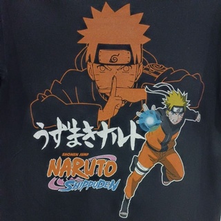 เสื้อยืดมือสอง Usa Vintage NARUTO งานป้ายวินเทจ Size M.อก19.5/ยาว26.5