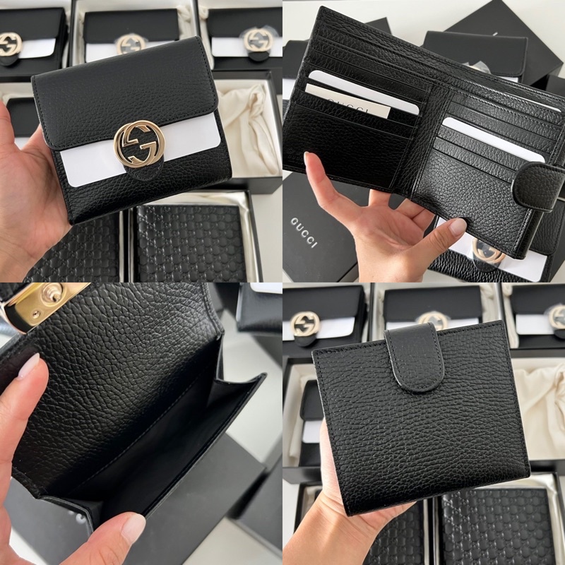 new Gucci Interlocking short wallet