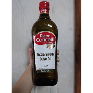 น้ำมันมะกอก Pietro Coricelli Extra olive oil พีโตร โคริเชลลิ โอลีฟ ออยล์ 1L นำเข้าจากอิตาลี