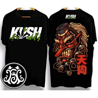 เสื้อยืดสําหรับผู้ชาย♤R.KUSH วัฒนธรรมการออกแบบวินเทจแรงบันดาลใจเสื้อยืดหลวมเสื้อผ้าสําหรับผู้ชา P5@