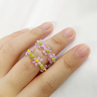 แหวนลูกปัด💍 ดอกเดซี่ beads ring