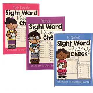 ชุดหัดอ่านภาษาอังกฤษเป็นประโยค Sight Word Fluency Check ชุด 3 เล่ม