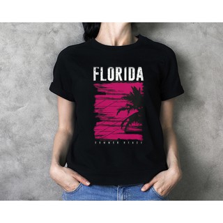 🔥พร้อมส่ง🔥 เสื้อยืด เสื้อสกรีน Florida summer **มีเก็บเงินปลายทาง**