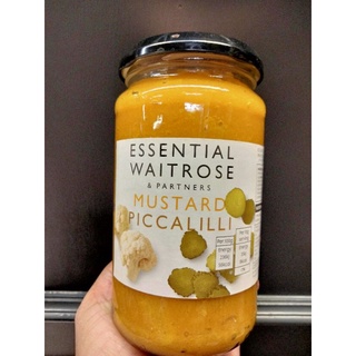 Waitrose Essential Mustard Piccalilli มัสตาร์ด ผสม ผักดอง เวทโทรส 285 กรัม