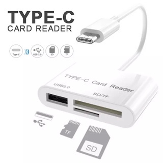 USB 3.1 Type-C To USB OTG Adapter For Android Mobile Phone Tablet Pc Connect to Keybord 4in1 OTG/TF/S