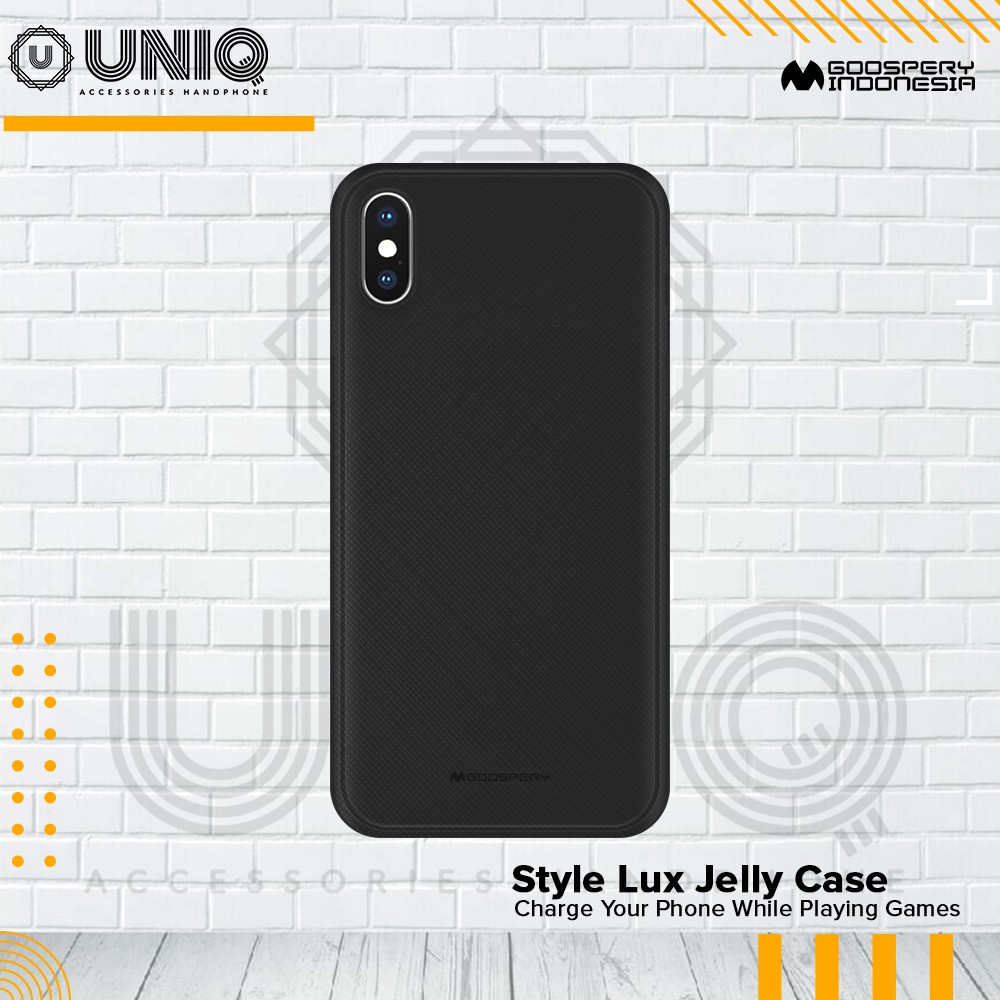 เคส IPhone XS Max Goospery Style Lux Jelly