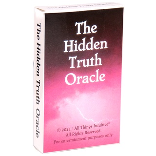 The Hidden Truth Oracle Cards Tarot การ์ดเกมของเล่นสําหรับเด็ก