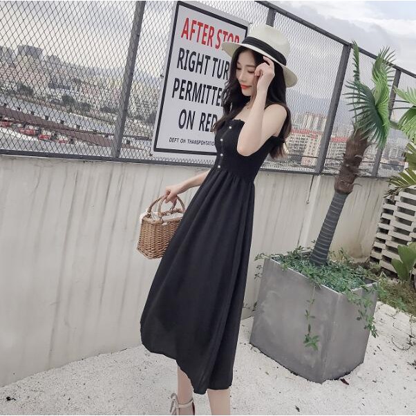 พร้อมส่ง Quilla ชุดเดรสยาวสไตล์สายเดี่ยว Long Dress AA 0-01 - รูปที่ 4