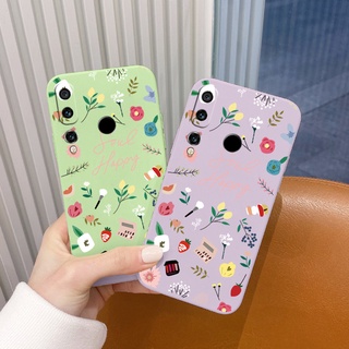 เคสหญ้าดอกไม้ มือถือ ป้องกันเลนส์ Phone Case For Huawei Nova 4 4E  การป้องกันเลนส์นิ่ม เคสโทรศัพท์