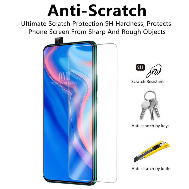 กระจกนิรภัยใส Huawei Y9 2019 Nova 3 3i 4 4E 5T 7i 3E P20 Lite P30 P40 Honor 8X V20 ฟิล์มด้านหน้าป้องกันหน้าจอ