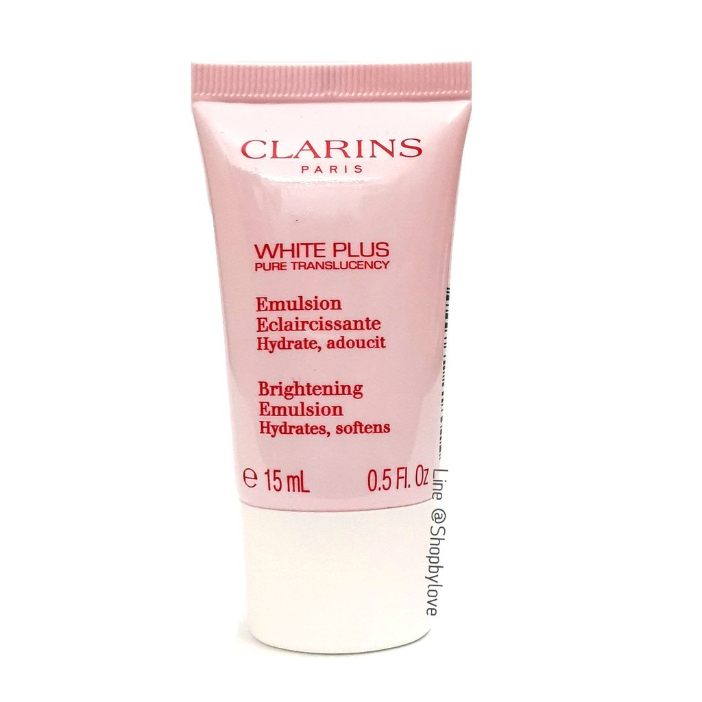 Clarins White Plus Pure Translucency Emulsion Brightening 15ml ...
