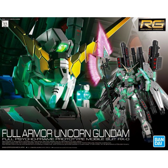 RG 30 Full Armor Gundam Unicorn