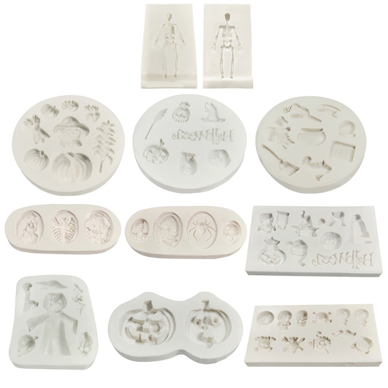 SIY Halloween Biscuit Cookie Cutter Cake Chocolate Clay Baking Fond Polymer Craft
