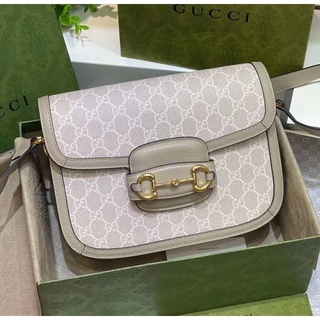 🔥🔥ส่งฟรี🔥🔥 Gucci 1955 Horsebit Shoulder bag 25cm