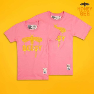 Beesy ® เสื้อยืด รุ่น Honey Bee สีชมพู (ราคาต่อตัว)