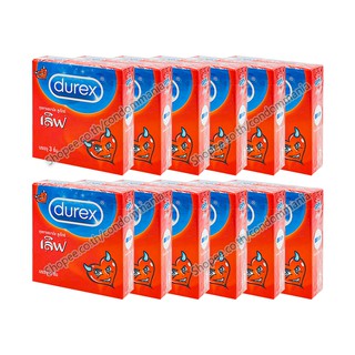 ถุงยางอนามัย Durex Love แพ็ค 12 กล่อง (36 ชิ้น)