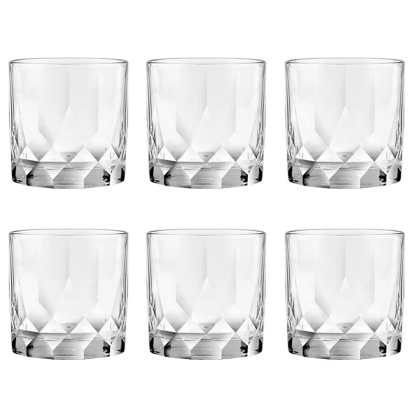 ชุดถ้วยแก้ว Connexion Double Rock 350ml 6 ชิ้น