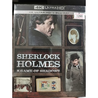 4K + Blu-rau Steelbook : Sherlock Holmes: A Game of Shadows (2009) เชอร์ล็อค โฮล์มส์ เกมพญายมเงามรณะ "Robert Downey Jr."