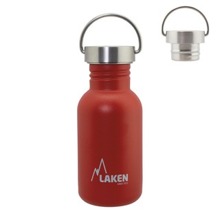 Laken Basic Steel Bottle 0.5L Stainless Steel Cap ขวดน้ำสแตนเลสรุ่นใหม่ ลิขสิทธิ์แท้จากสเปน