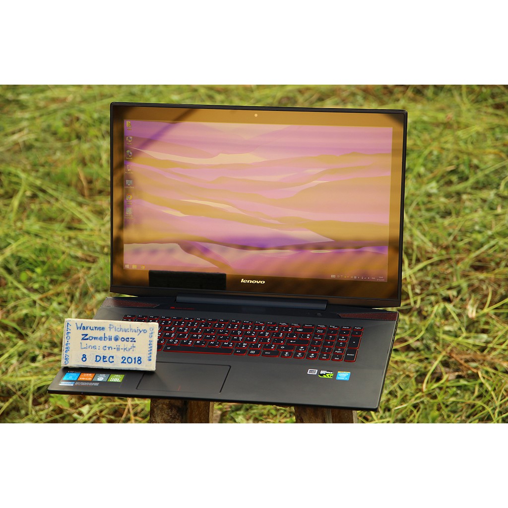 Lenovo Y7070 i7-4710HQ Ram 16GB GTX960M GDDR5 4GB จอ 17.3 นิ้ว Windows แท้