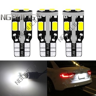 Ngoucig ใหม่ หลอดไฟอ่านหนังสือ Led T10 5730 10SMD W5W 194 168 สีขาว สําหรับติดป้ายทะเบียนรถยนต์ รถจักรยานยนต์