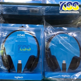 Logitech H340 USB Headset with Noise-Cancelling Mic (ชุดหูฟังพร้อมไมโครโฟนตัดเสียงรบกวน)