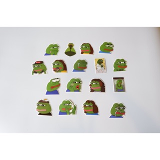Sticker กบ pepefrog
