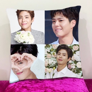 หมอนอิงสั่งทำ ใส่ได้4รูป หมอนอิงขนนุ่ม หมอนอิงโซฟา หมอนอิงในรถ หมอนอิง Cushions PARK BO GUM พัคโบกัม