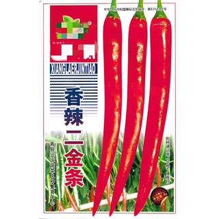 เมล็ด พริกยาวจีนยอดนิยม (สำหรับอาหารเสฉวน)  สายพันธุ์ OP Jolong Chilli จำนวน 500+เมล็ด