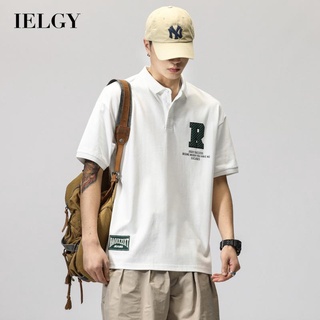 Ielgy เสื้อโปโล คอปก ระดับไฮเอนด์ สําหรับผู้ชาย