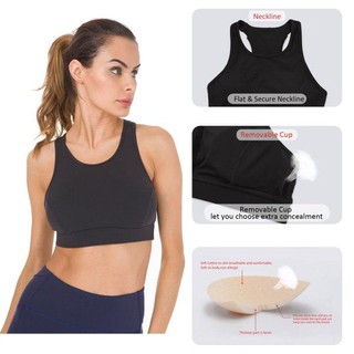 Queenieke : Sport Bra (สี ดำ - Black)