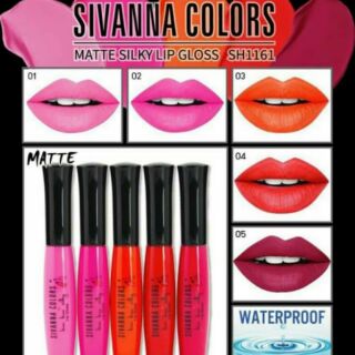 ลิปกลอส Sivanna Matte silky lip glossแท้

ลิปกลอสสีแมท