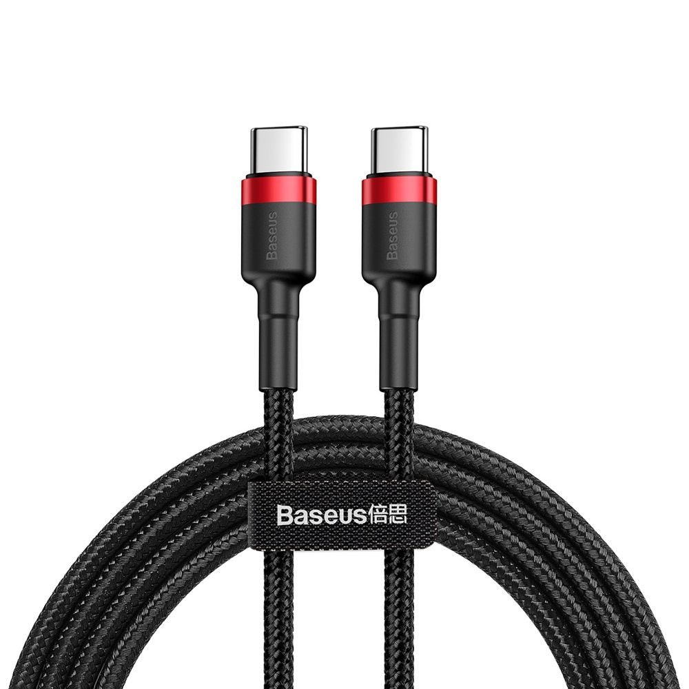 Baseus สายชาร์จเร็ว สายชาร์จเคเบิ้ล Type-C Baseus cafule Type-C to Type-C Date Cable สายชาร์จไว