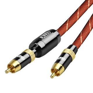 ERTK Coaxial Audio RCA to RCA สาย Coaxial พร้อมหัวกรอง Noise