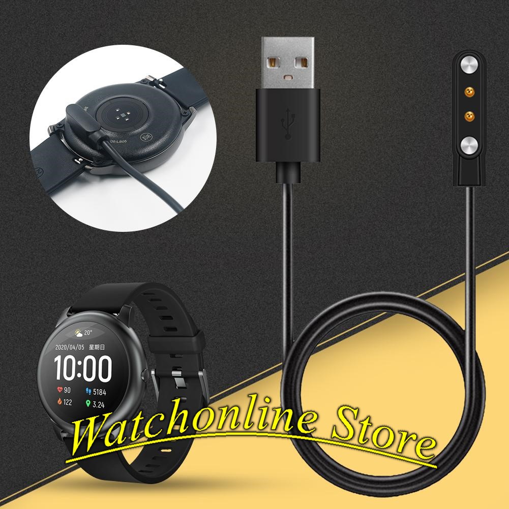 สายชาร์จแม่เหล็กสําหรับ Haylou LS05 / Ticwatch GTX smart watch