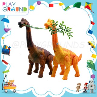 Playground ไดโนเสาร์จำลอง 3มิติ คละสี RongKai 3D Dinosaur walking toys ออกไข่ เดินได้ มีเสียง มีไฟ และเครื่องฉายภาพ