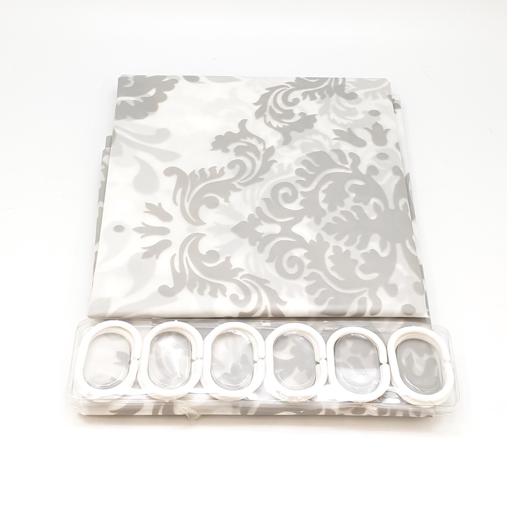 GhouseOnline SAKU ผ้าม่านห้องน้ำ ขนาด 180*180 cm HEVA13106-3 - รูปที่ 5