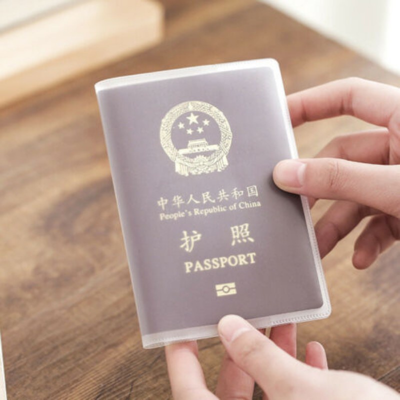 Passport Bag Travel Waterproof Dirt Transparent PVC Cover ID Card Business Credit Card Case Travel P