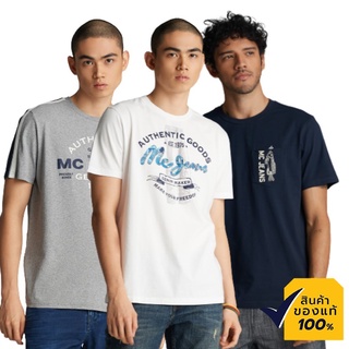 เสื้อยืด  Mc Jeans เสื้อยืดแขนสั้นผู้ชาย คอกลม ผ้านุ่ม ระบายอากาศได้ดี มีให้เลือก 3 รุ่น MTSZ6, MTTZ4