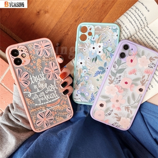 เคสโทรศัพท์ลายดอกไม้กันกระแทกสําหรับ Realme C11 2021 Realme 8 Pro Realme C25 5i 6i Realme 7 Pro Realme C15 Realme C17 C12 C11 C3 Realme C2 Xt Reno 5 Reno 4 Reno 3 Reno 2F