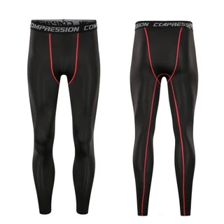 PRO COMBAT กางเกงออกกำลังกายขายาว วิ่ง/ฟิตเนส กระชับกล้ามเนื้อ Running Compression Pants Tights
