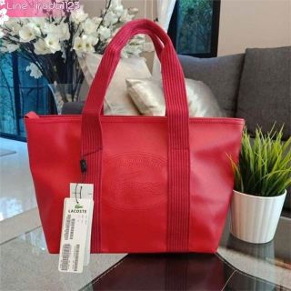 LACOSTE TOTE BAG WITH ZIP ของแท้ ราคาถูก